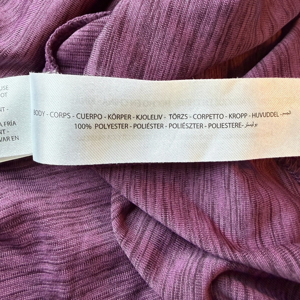 Ariat AriatTEK Hoodie Women S Purple Space Dye Cowl Neck Thumbhole Excellent - Picture 12 of 13